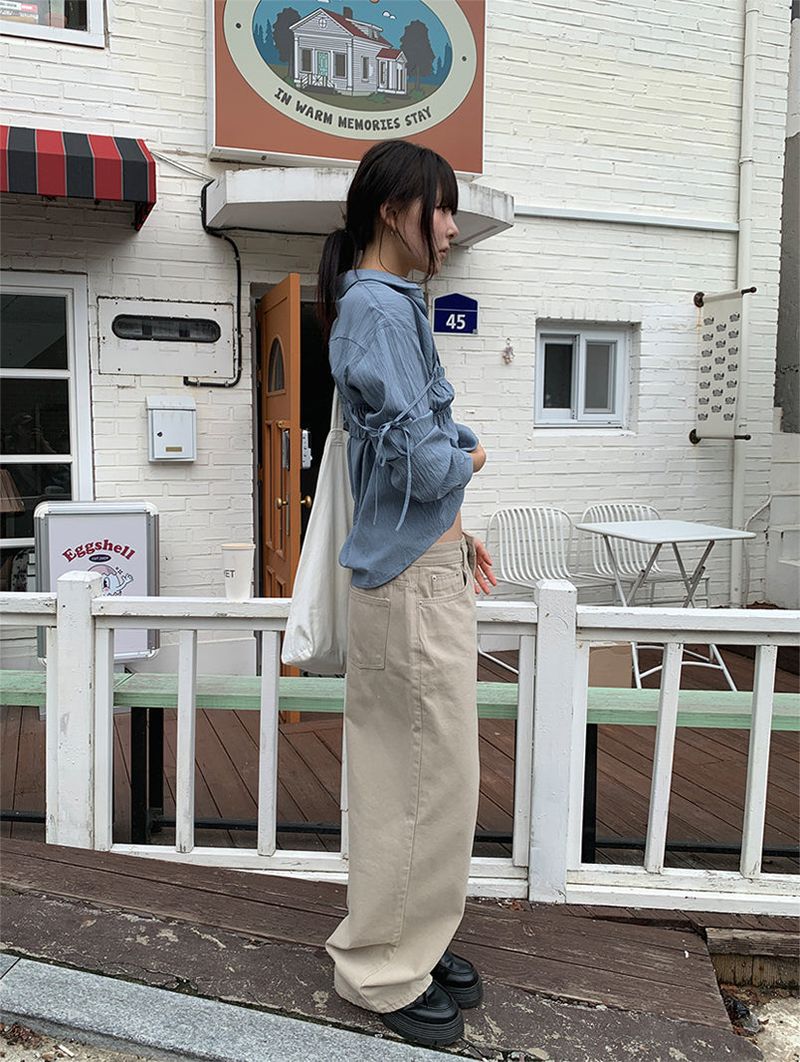 BASIC WIDE PANTS (5C)
