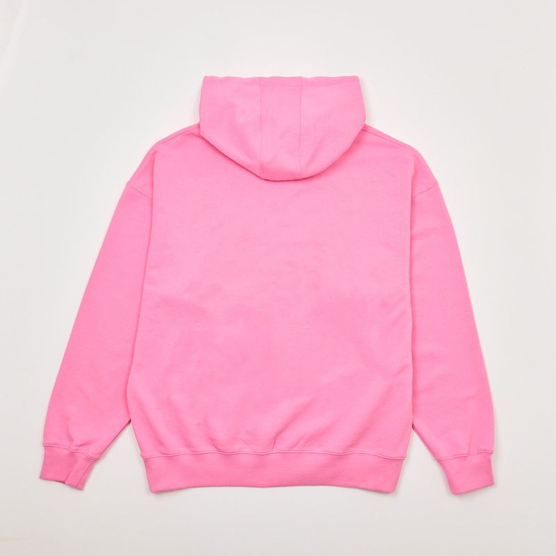 MEOW PRINTING HOOD T PINK