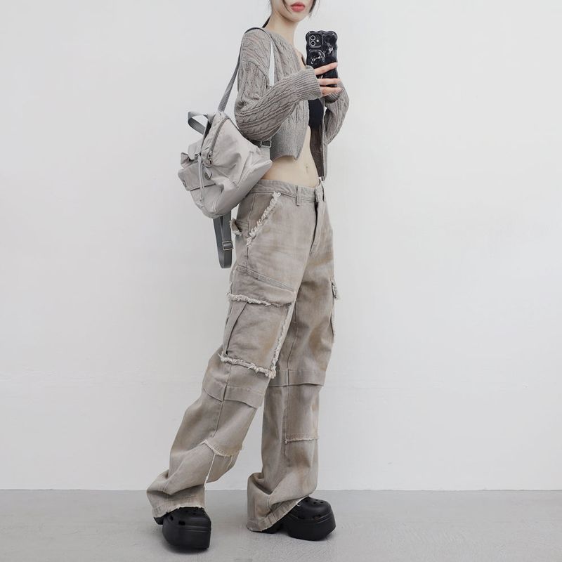 NONCODE（ノンコード）の「(Unisex) Bison Cargo Wide Denim（Pants）」