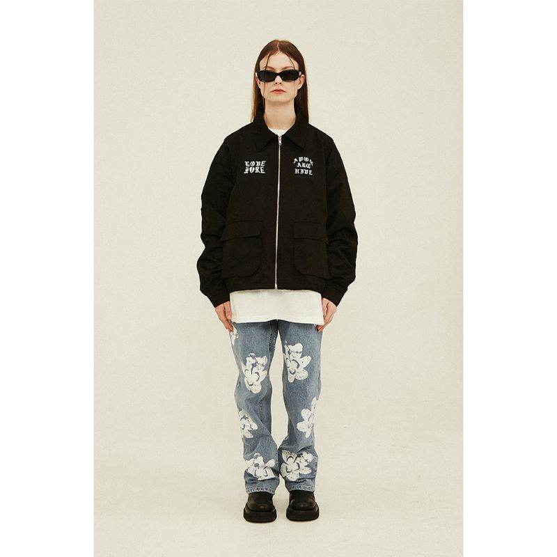 APIECEOFCAKE（ピースオブケイク）の「Love & Fake Field Jacket_Black（Jackets/Outerwear）」