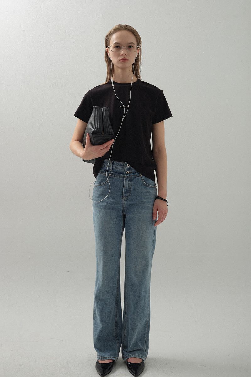 Double Waist Denim_Blue