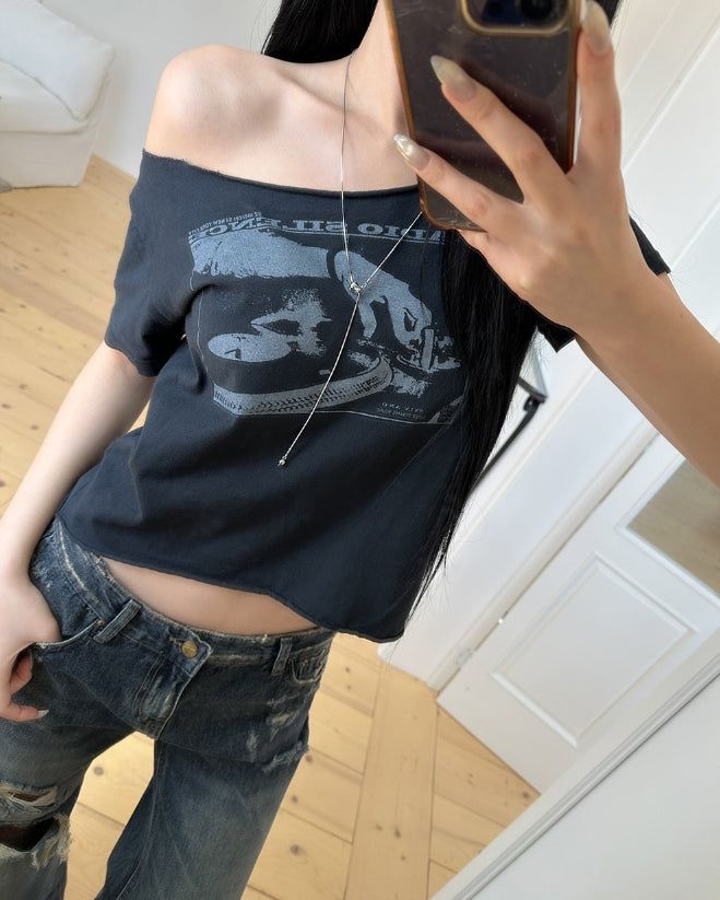Tiu Damaged Bootcut Denim Pants