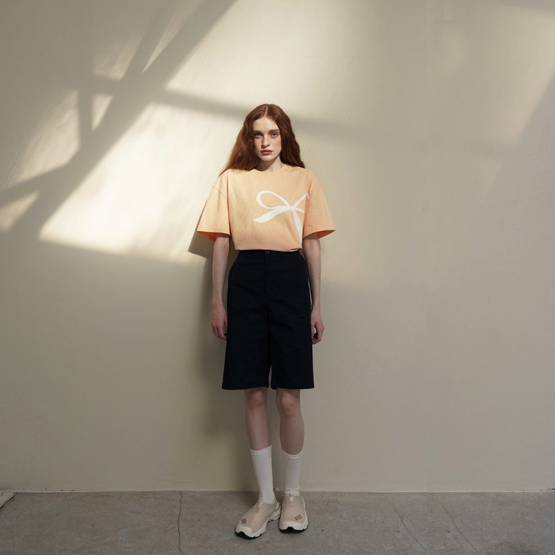 Navy Line Burmuda Pants