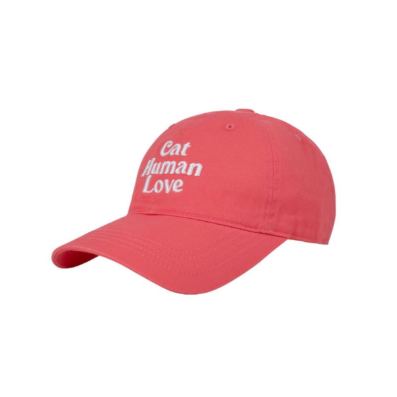 Human & Cat(ヒューマン&キャット)の「CAT HUMAN LOVE BALL CAP_CORAL(Hats)」