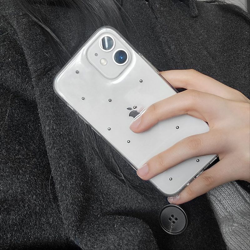 [MADE] Silver Dot Resin Case