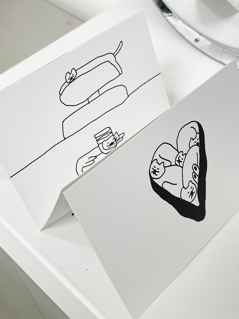 Cat postcard (9 set)