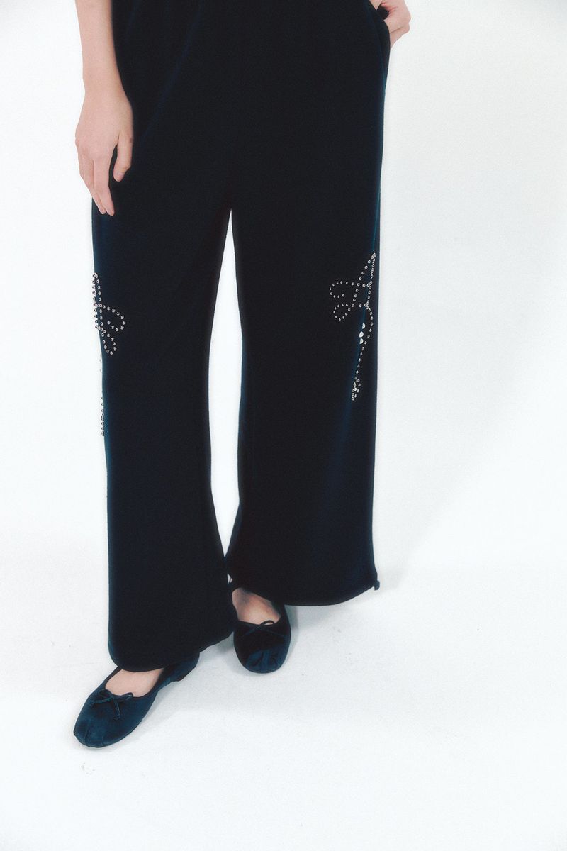 Pearl Track Pants Black