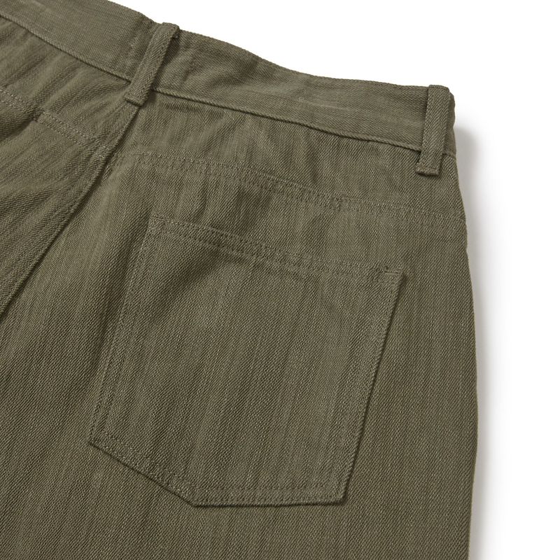 Trapper pouch pants / Ash khaki