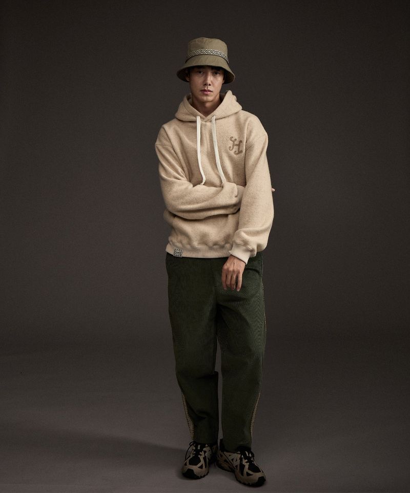 JACQUARD TAPE BUCKET HAT
