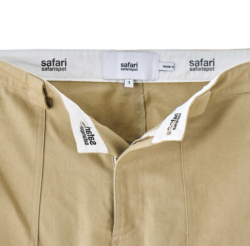 BASIC SAFARI CARPENTER COTTON PANTS (BEIGE)