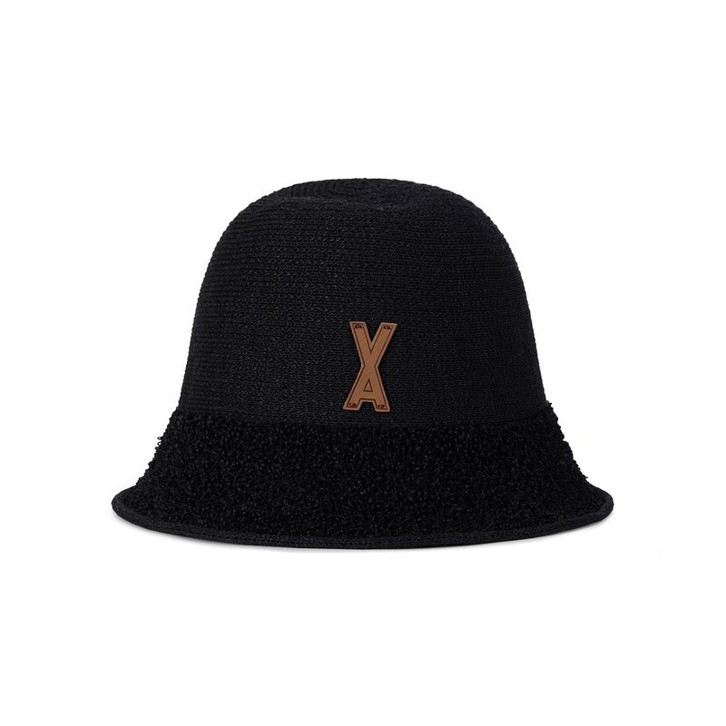 VA Patch Towel Bucket Hat / Black