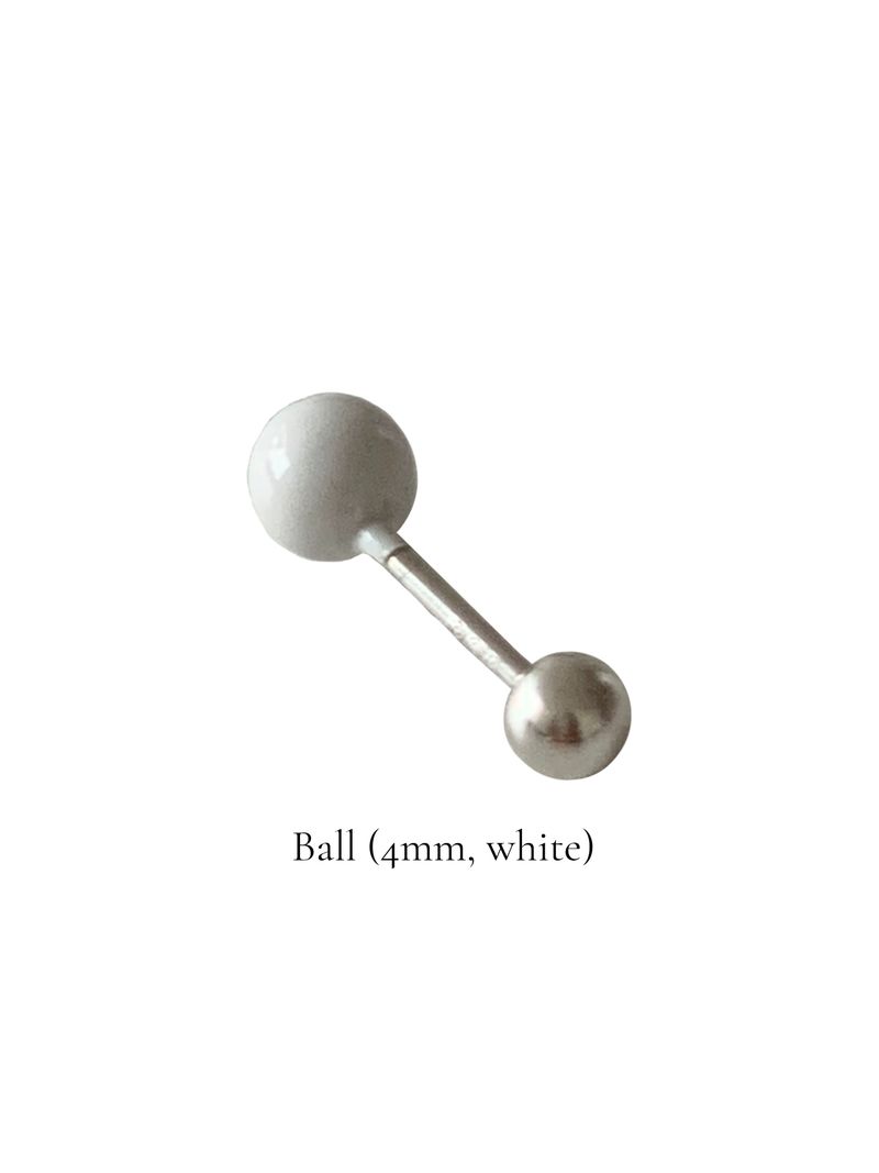 レインボードゥードゥルピアス (White)