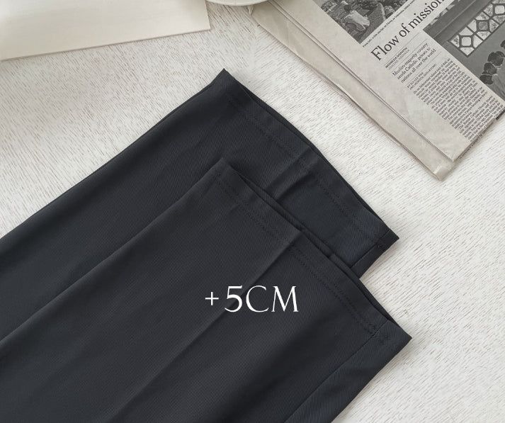 Light Cool Pintuck Wide Slacks