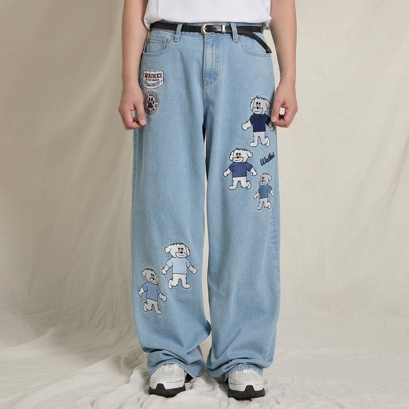 WaiKei（ワイケイ）の「Maltese Multi Embroidery Denim Pants（Pants）」