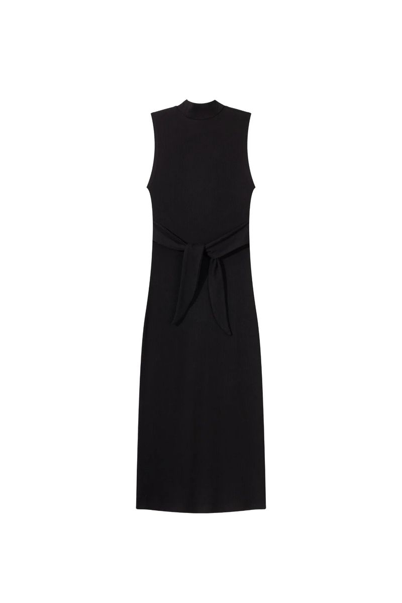 スリット ロング ドレス(BLACK)