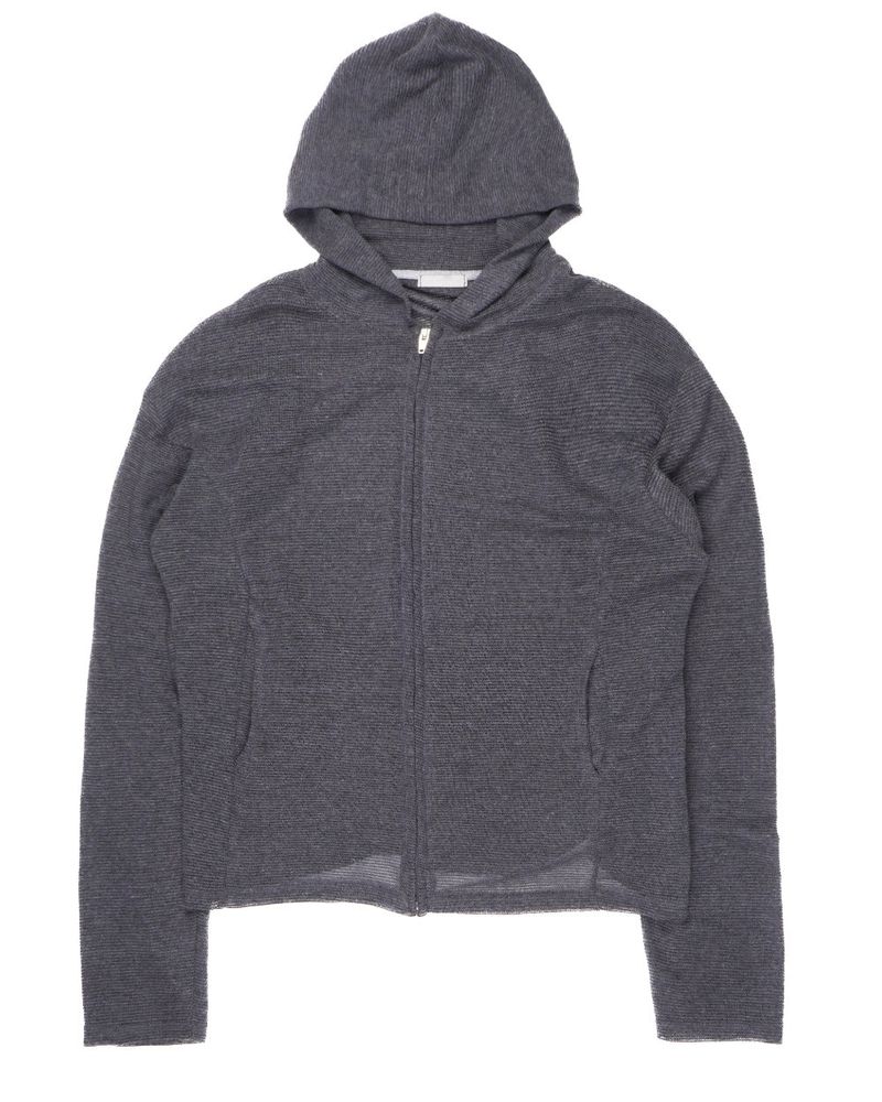 SOFT KNIT HOOD ZIP-UP