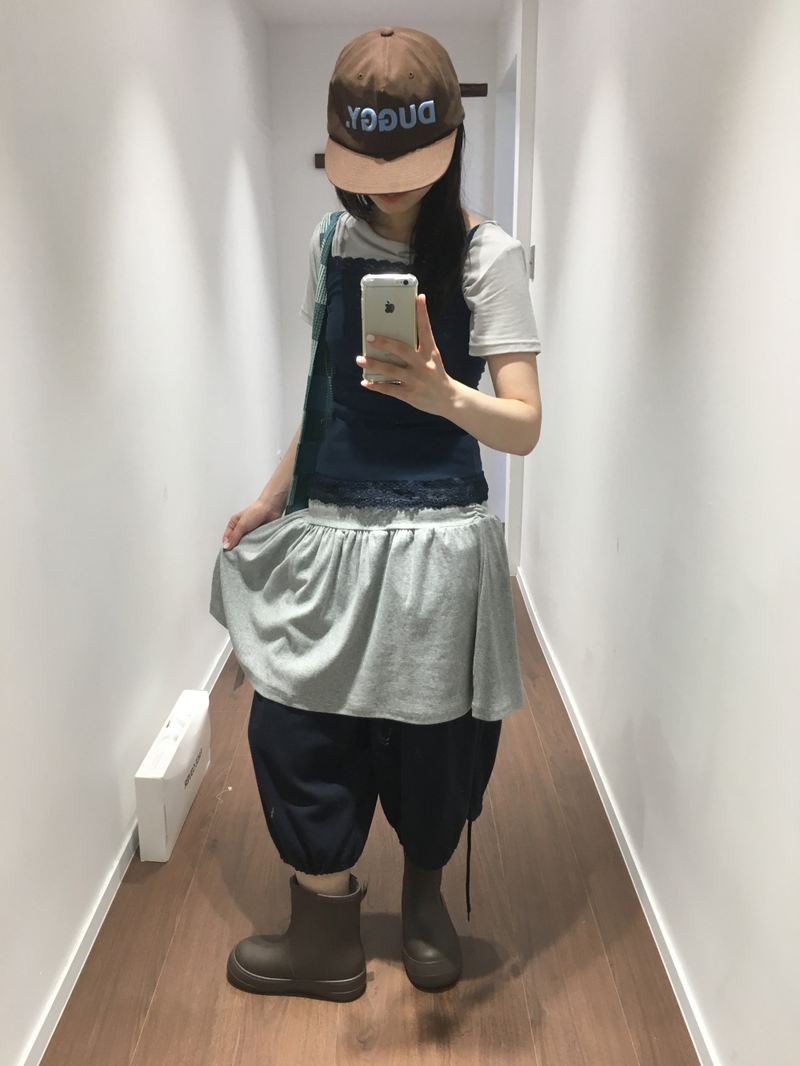 Moa Shirred Midi Skirt (4color) 