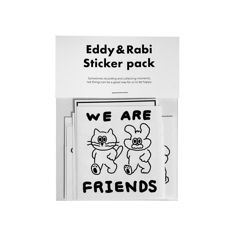 Eddy&Rabi Drawing Sticker Pack
