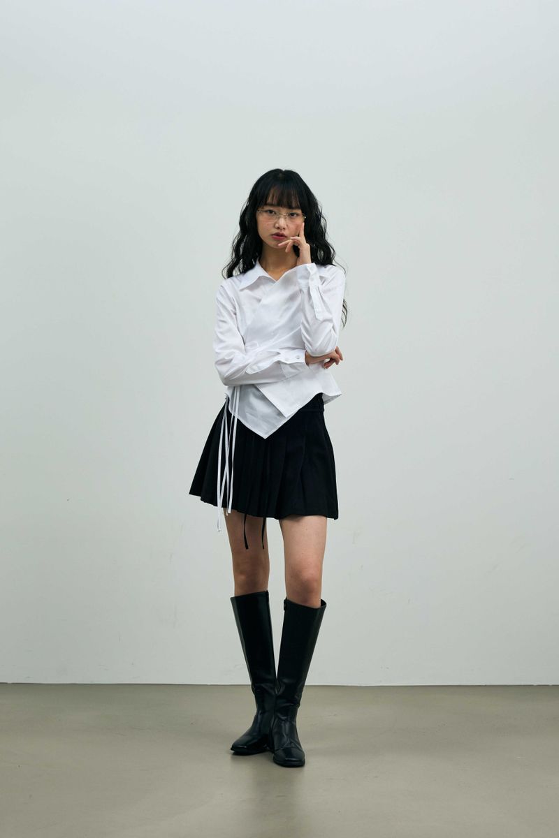 HALO WRAP SHIRT / WHITE