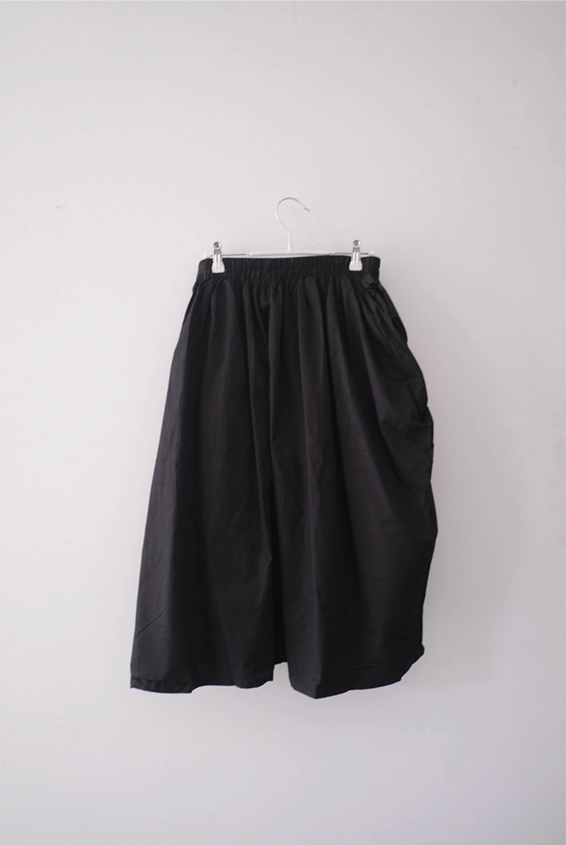 flared shirring skirt