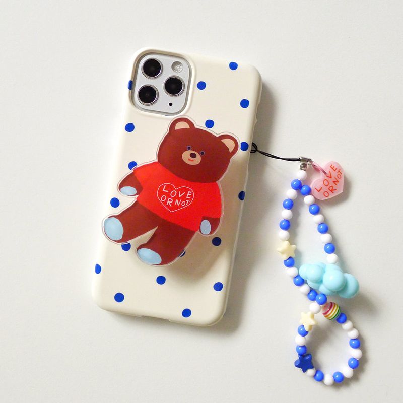[MADE]Sunday Sky-Blue Cloud Bead Strap