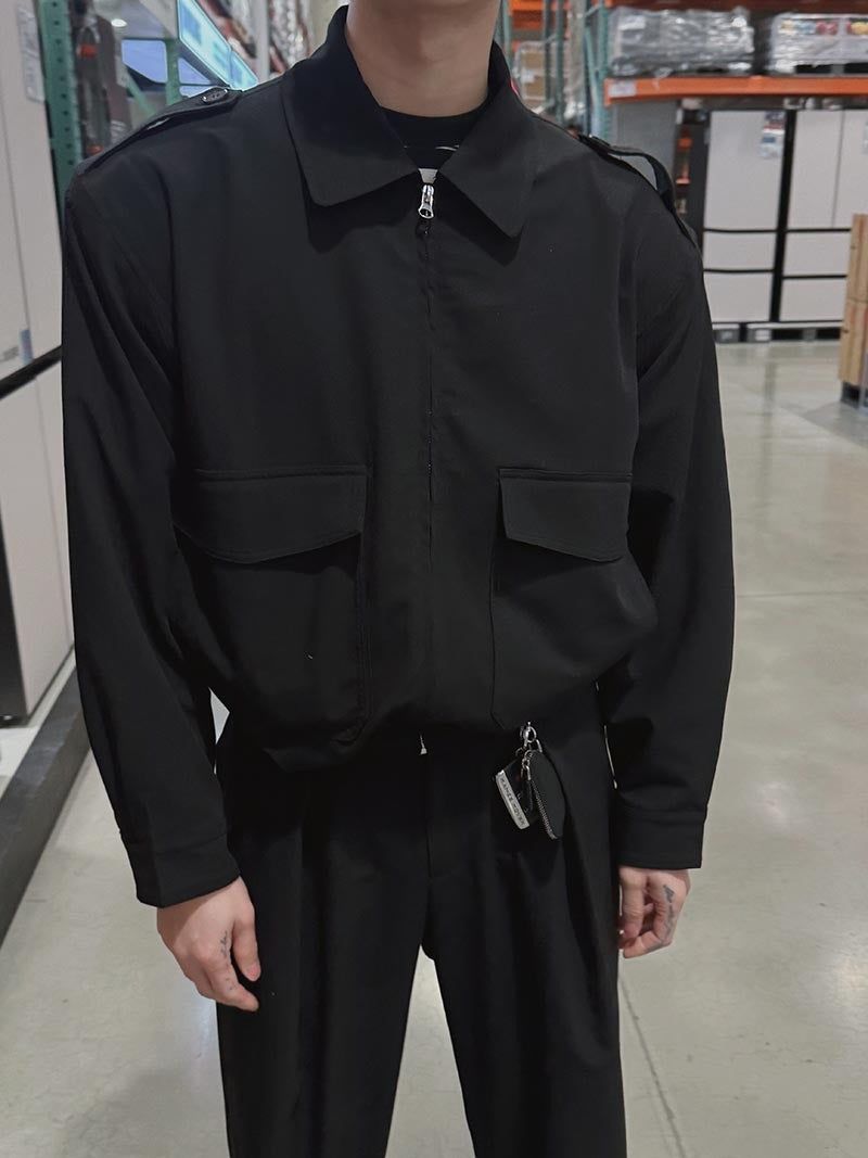 [Premium] 3 TAP Technical Epaulet Blouson (2color)