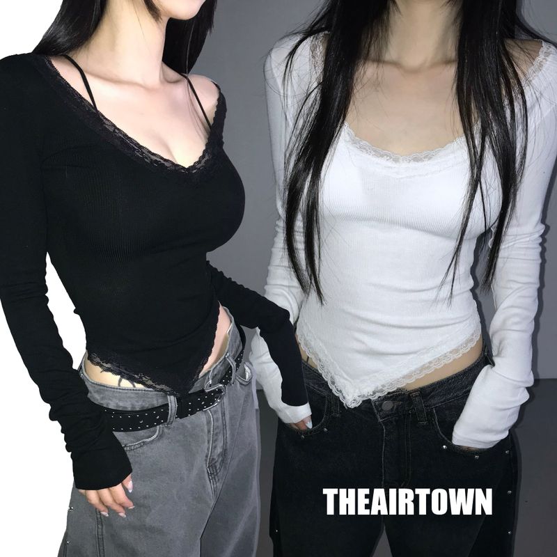 THEAIRTOWN（ザエアータウン）の「デルルナアンバルレーストップ(2 color（トップス）」