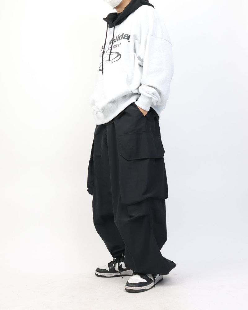 Gloove Nylon Balloon Cargo Pants_2color