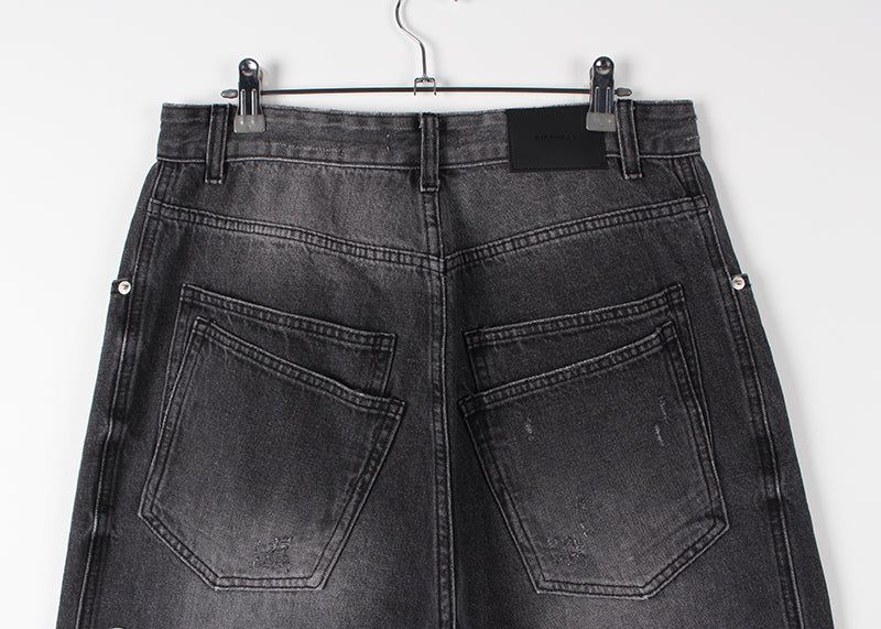 DOUBLE POCKET WIDE DENIM