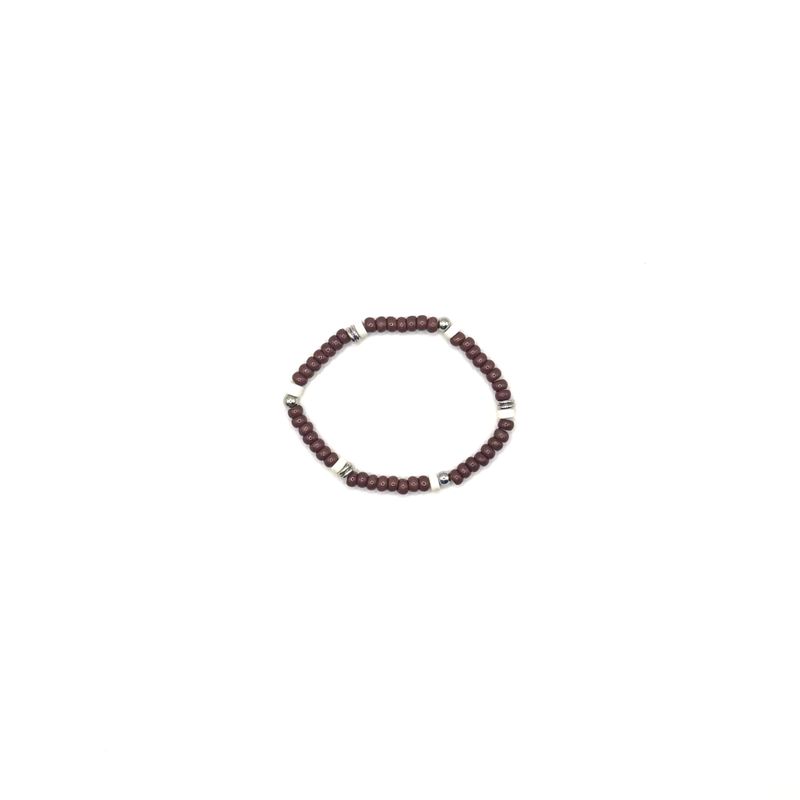 neeka（ニカ）の「[MADE] ストーンユァレセーンブレスレット (Brown)（アクセサリー）」