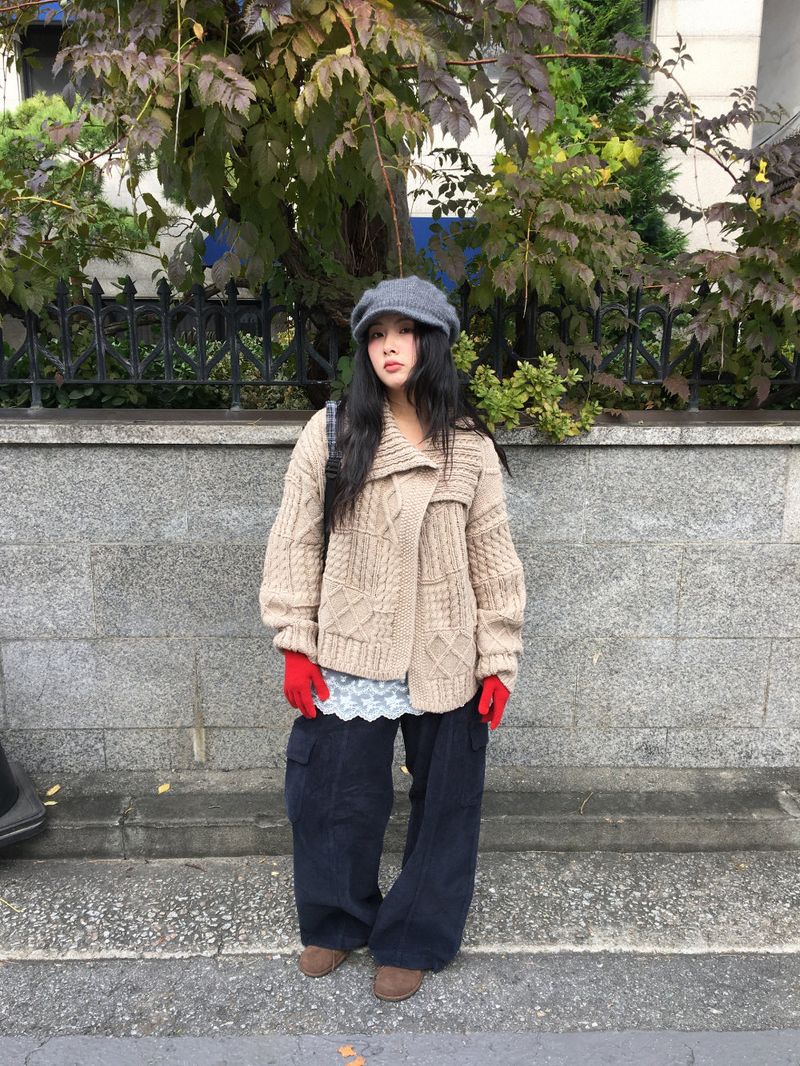 Corduroy Pintuck Cargo Pants (3color)