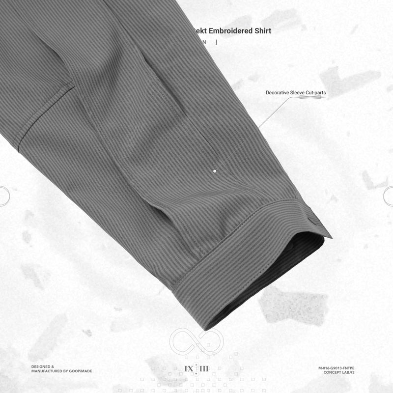 “MA-Z3” Mode Architekt Embroidered Shirt
