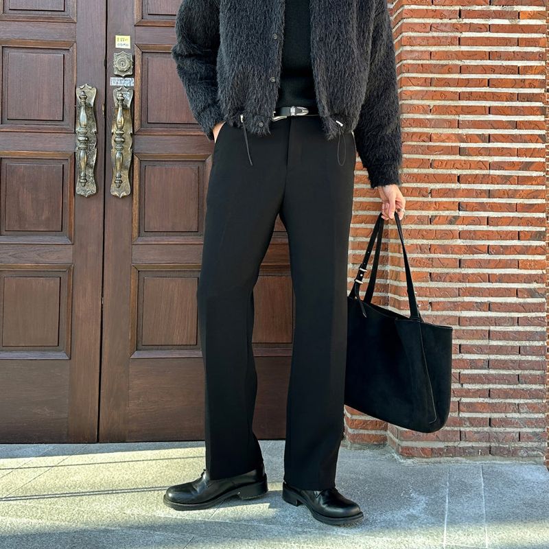 lemenne(ルメンヌ)の「LMN Winter Wool Side Banding Wide Slacks (4 colors)(Pants)」