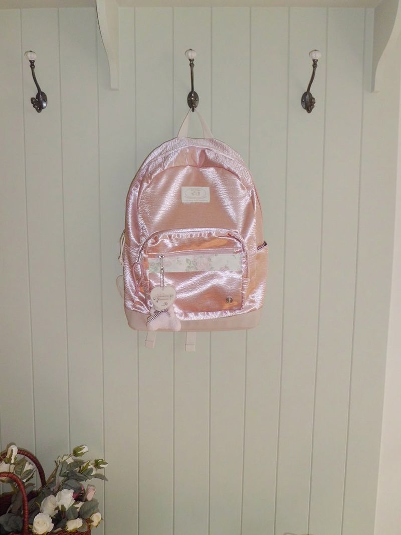 Bon voyage backpack_satin pink