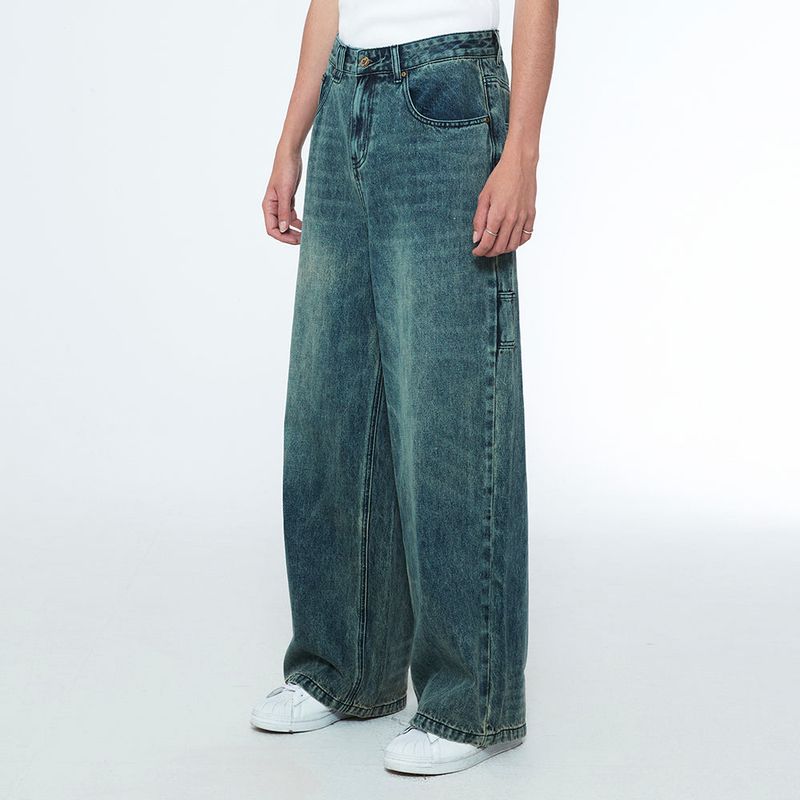 Sserpe（セルぺ）の「Daily Boy Wide Denim Pants Turquoise（Pants）」