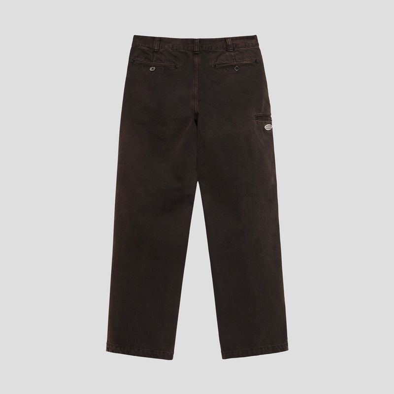 BROWN RELAXED FIT DENIM JEANS