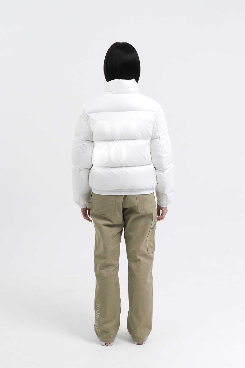 1/2 BASIC SAFARI DOWN JACKET (WHITE)