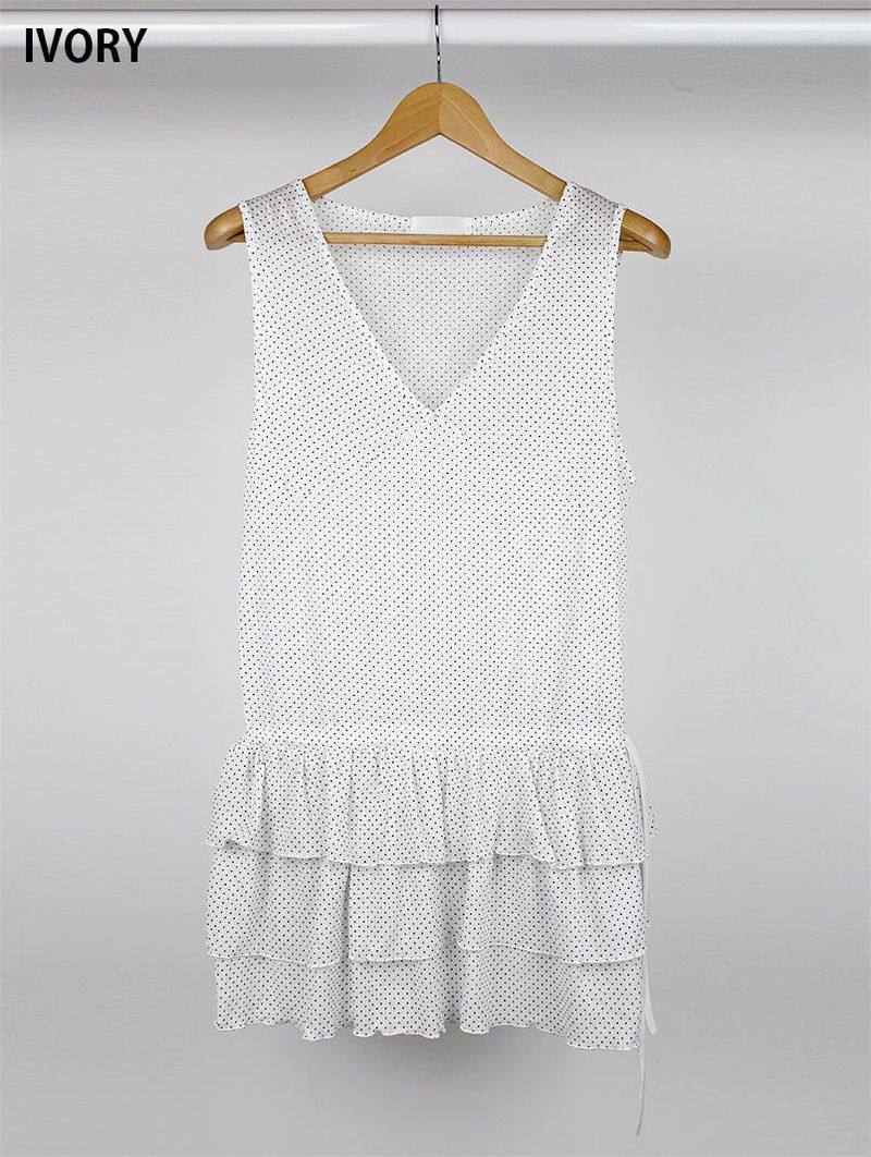 DOT CANCAN LAYERED DRESS (3C)