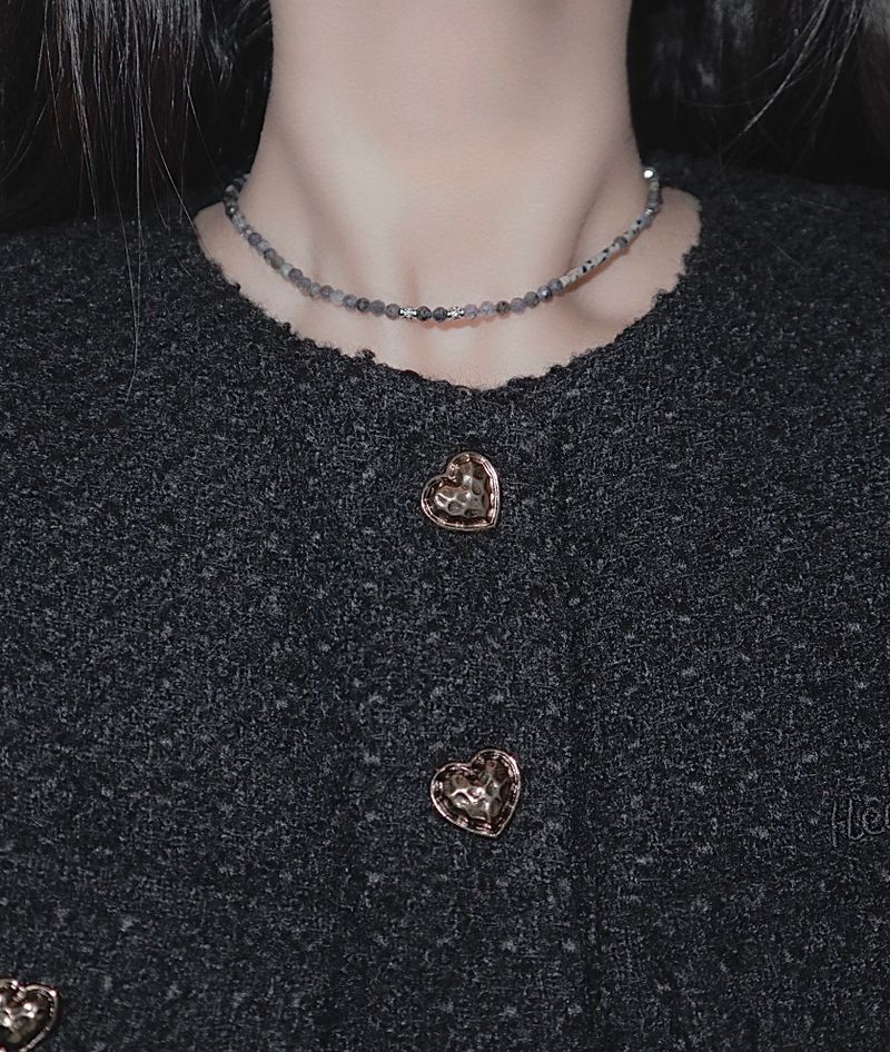 iolite gemstone choker