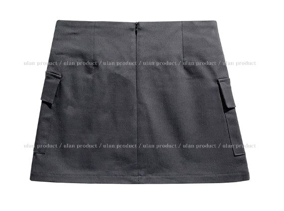 Linda belt point mini skirt