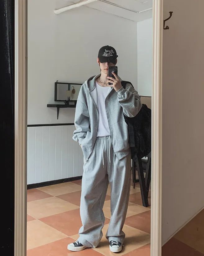 Jet Carpender One-Tuck Wide Sweatpants