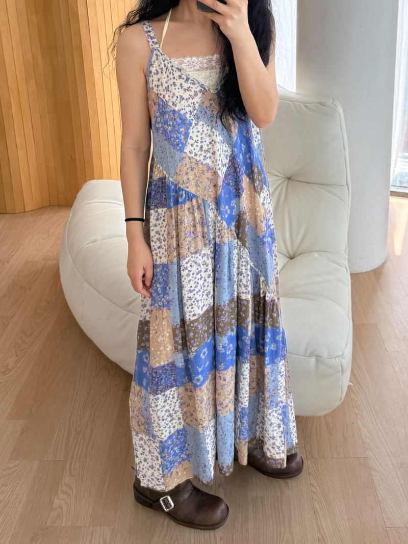 summer vacation long dress 
