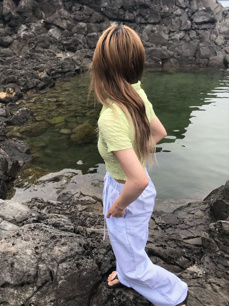 Waterfall stripe pants