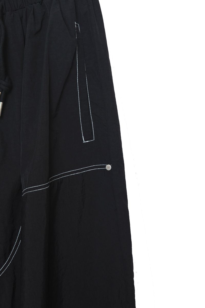 double-stitch nylon pants