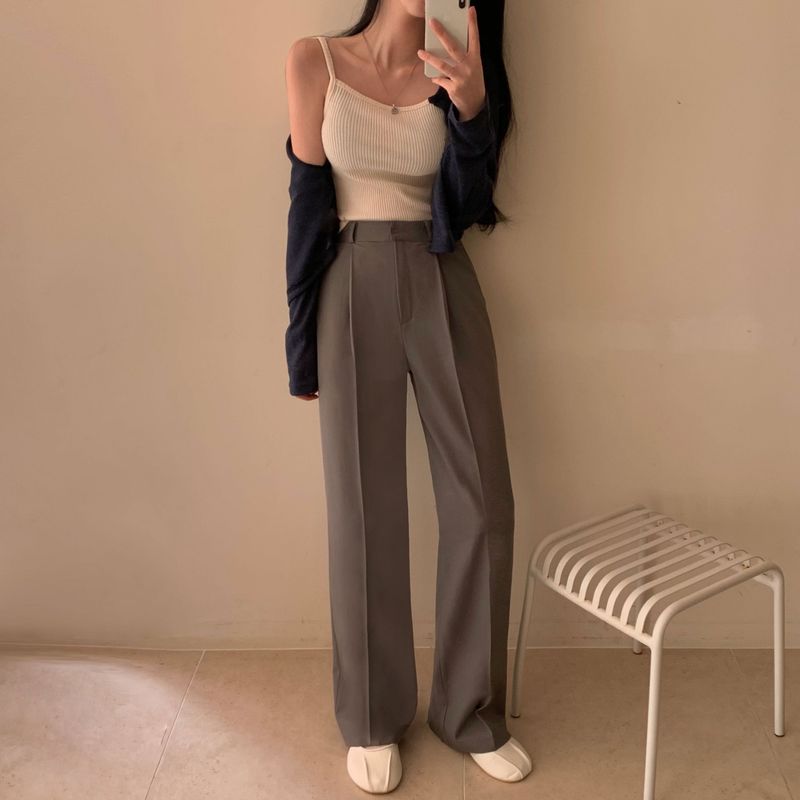 [BELLIDE MADE] CASTERA RIB KNIT CAMISOLE
