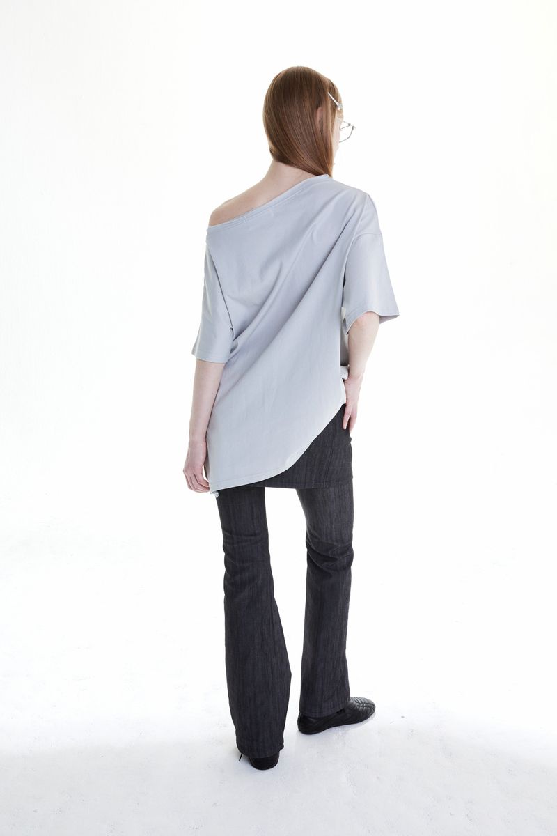 DEPARTURE CUBIC UNBALANCED TOP (GRAY)