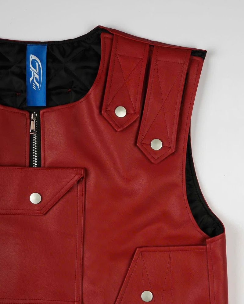 LEATHER BULLETPROOF GILE (Red)