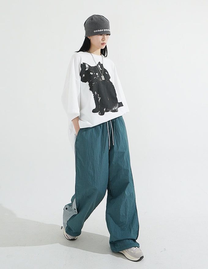 3 Cat Overfit T-Shirt