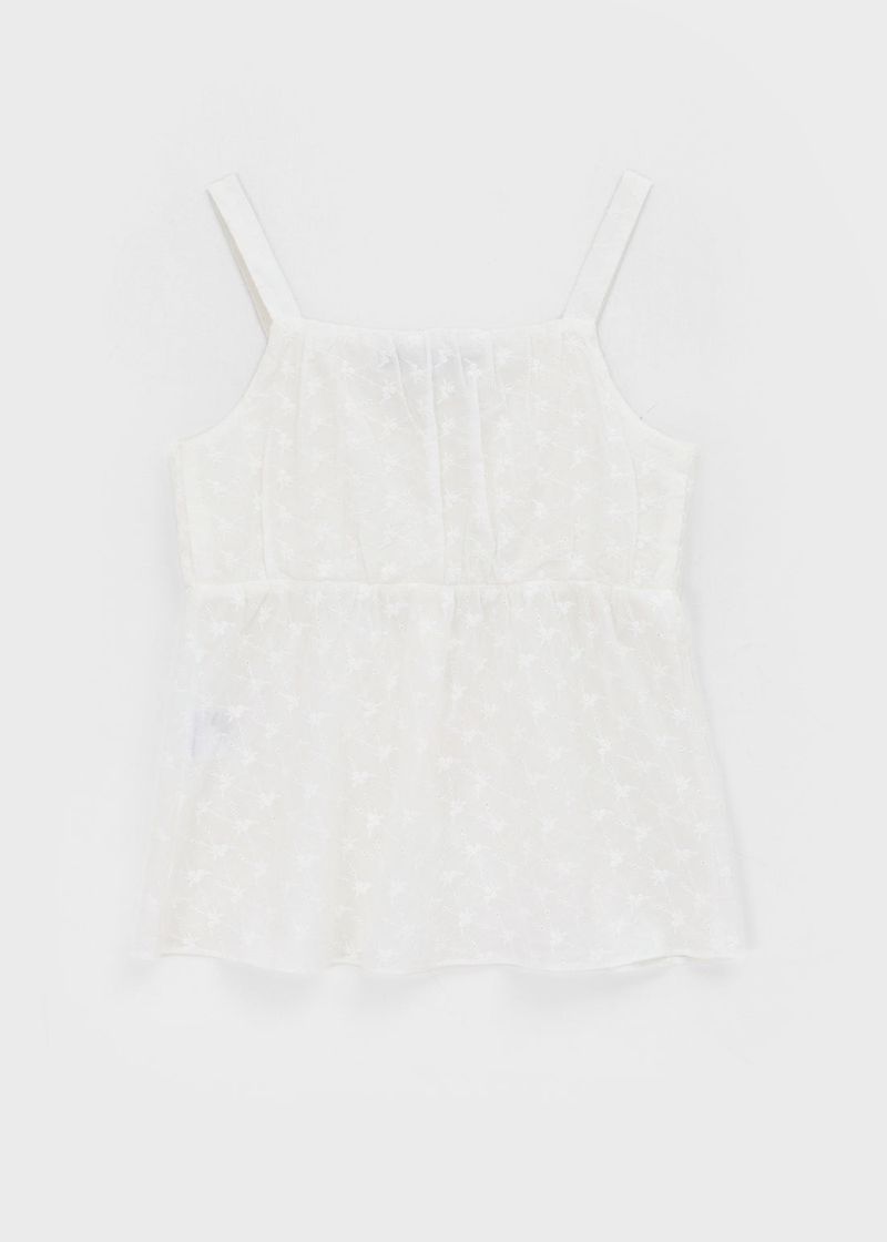 [MADE] Cocotin Punching Sleeveless Blouse