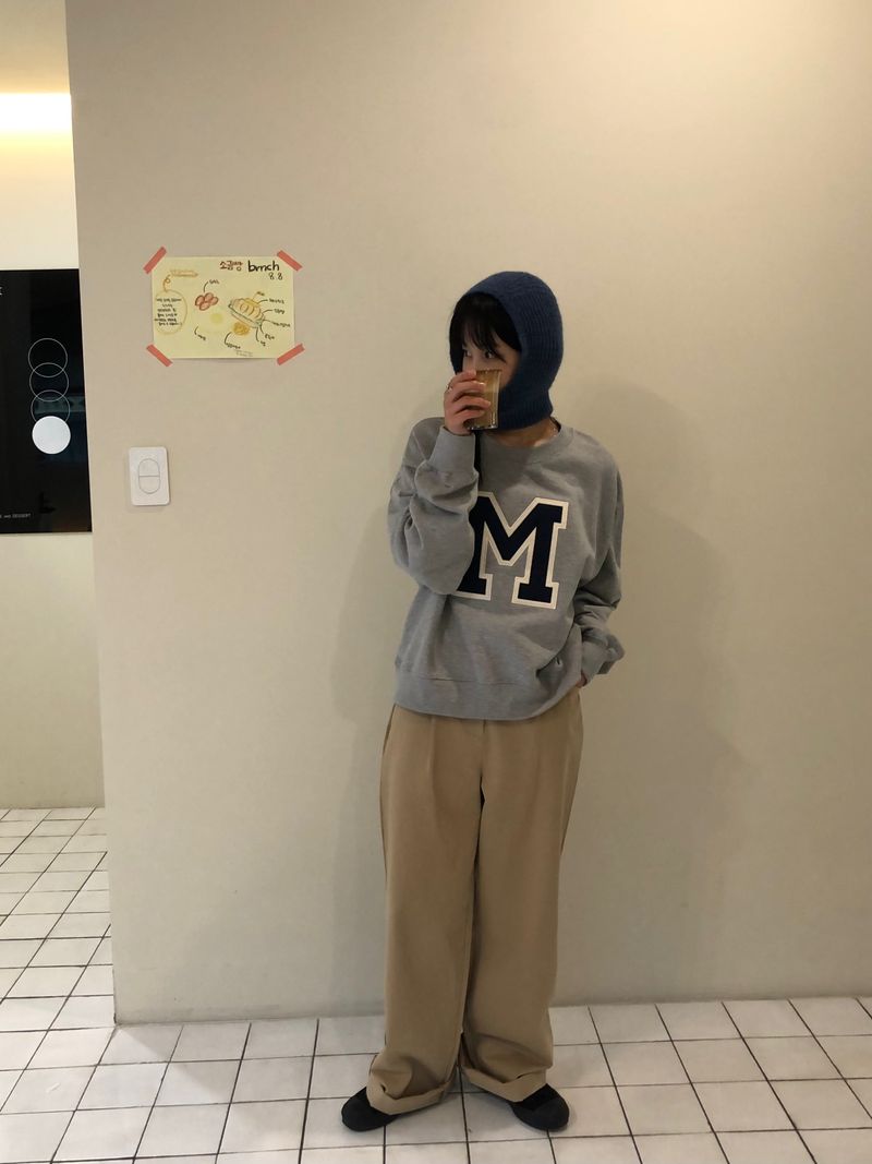 Feminine cotton wide pintuck pants 